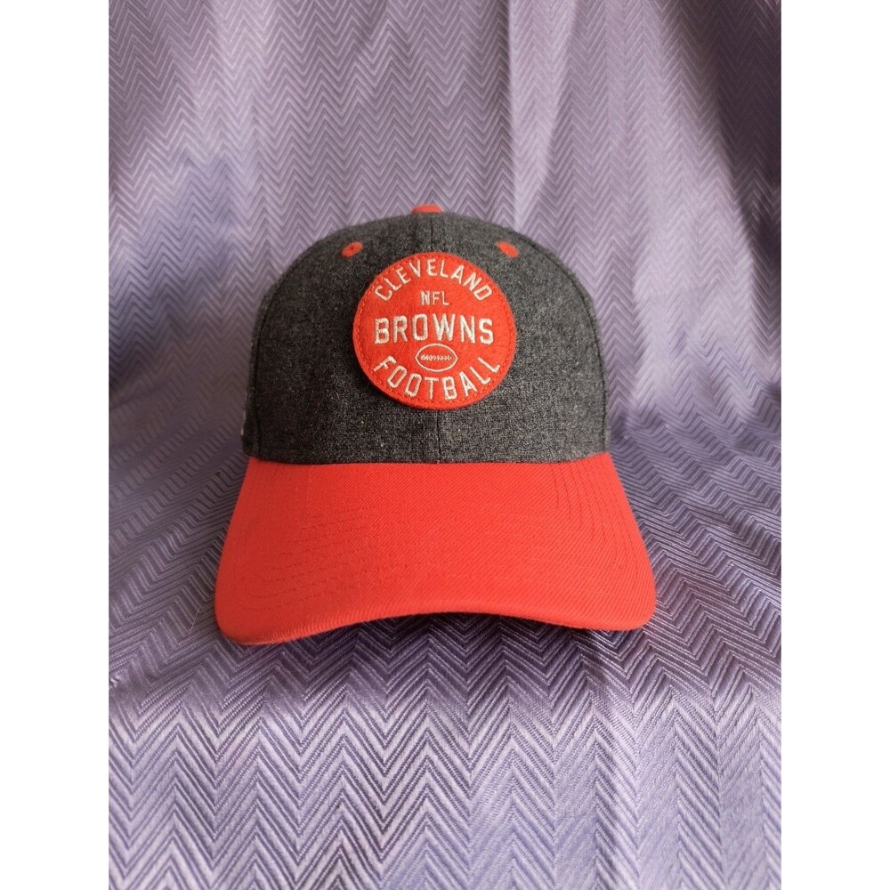 New Era Cleveland Browns Hat NFL Established 1946 39Thirty Flex Fit Cap M/L Gray